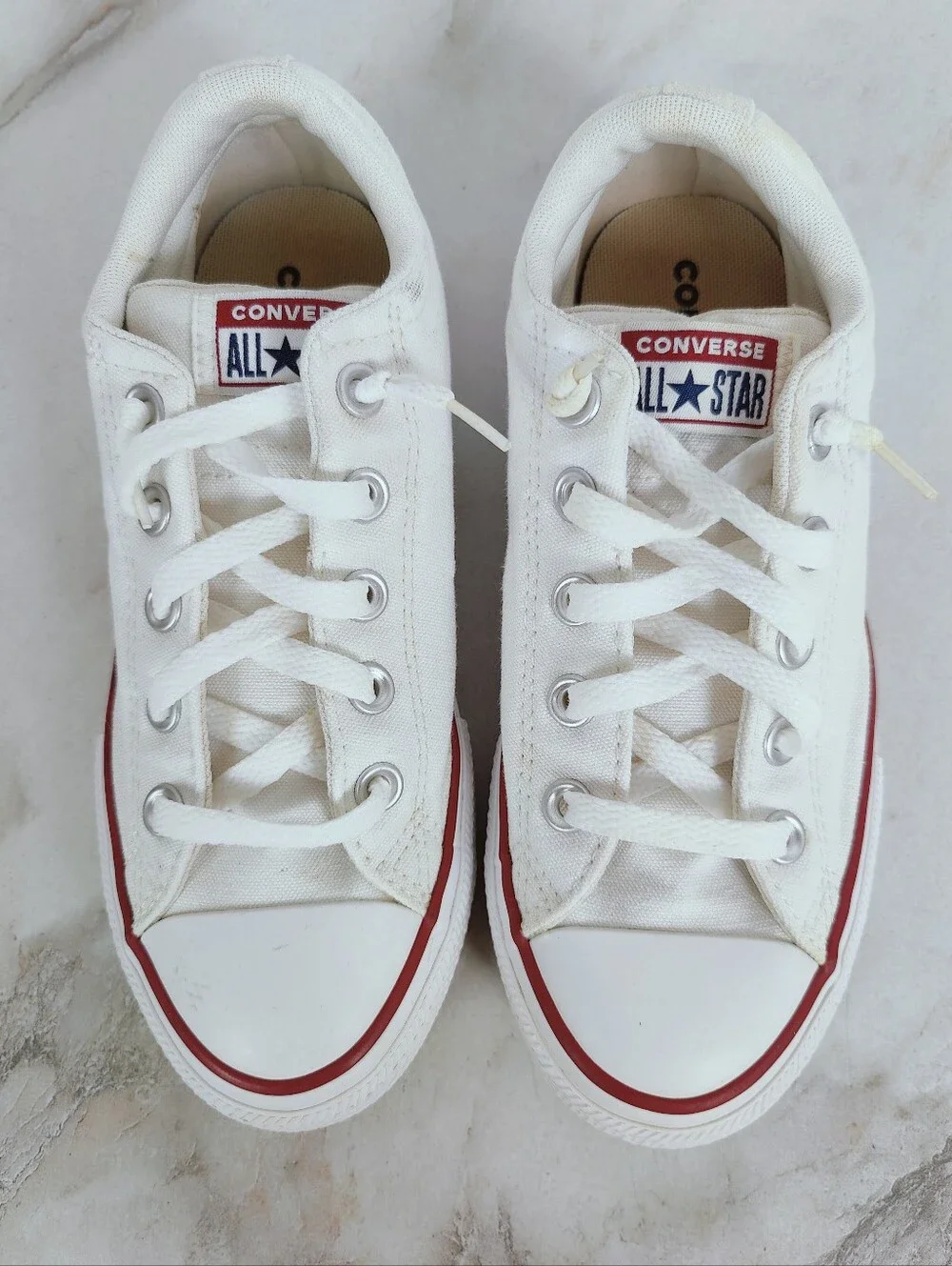 Converse Kids' Chuck Taylor All Star Street Sneakers, White, Sz 3